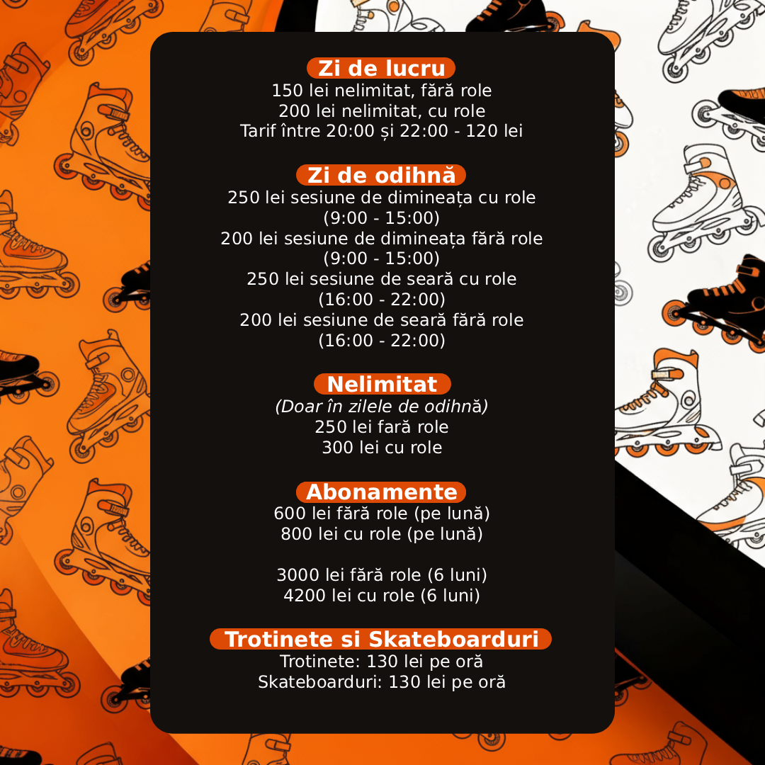 роллердром кишинев, молдова, катайся на роликах сейчас тарифы